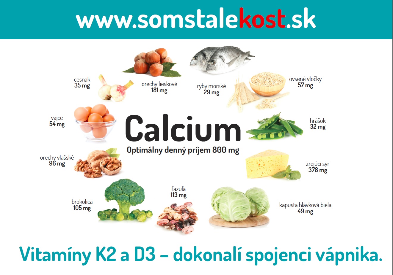 karticka calcium 
